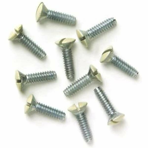 Gourmetgalley 0.75 in. Chrome Plated Wall Plate Screw GO3245146
